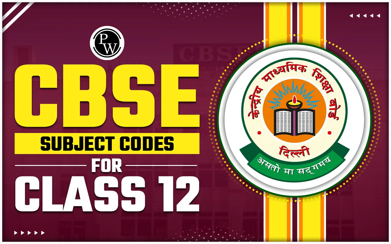 CBSE Subject Codes for Class 12