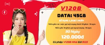 Điều kiện đăng ký gói cước V120B của Viettel 2023
