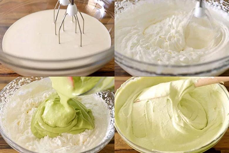 Cách làm kem bơ: Làm hỗn hợp kem