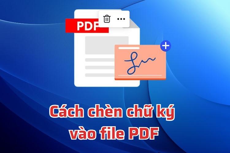 cách chèn con dấu vào file pdf