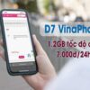 Khám phá ngay gói D7 VinaPhone có 1.2GB chỉ với 7.000đ/ngày tha hồ lướt web