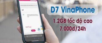 Khám phá ngay gói D7 VinaPhone có 1.2GB chỉ với 7.000đ/ngày tha hồ lướt web