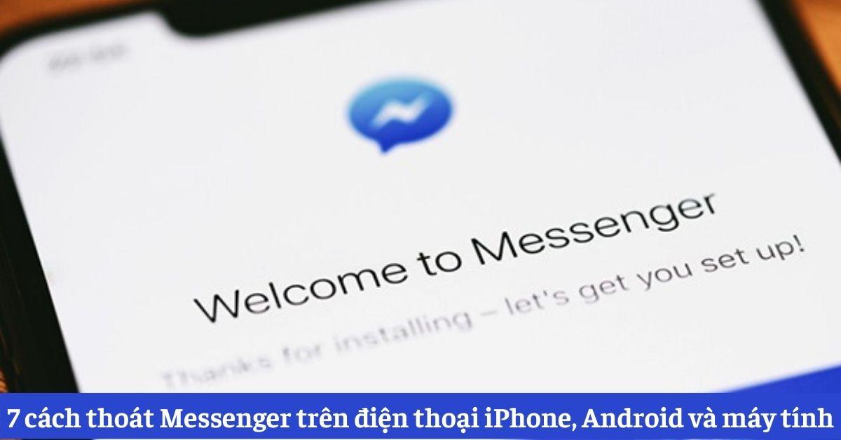 cách đăng xuất messenger trên thiết bị khác