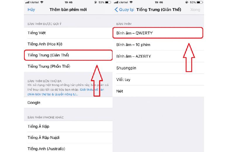 Cách gõ tiếng Trung trên điện thoại iOS bước 6