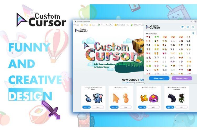 cách sử dụng custom cursor
