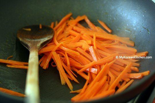 chuẩn bị cà rốt