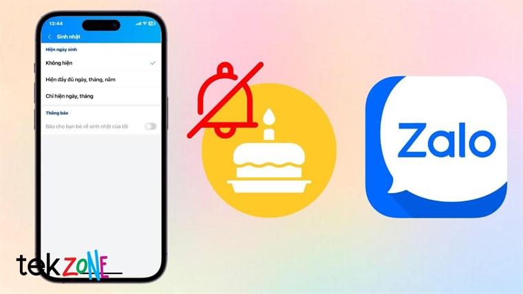 cách ẩn sinh nhật trên zalo