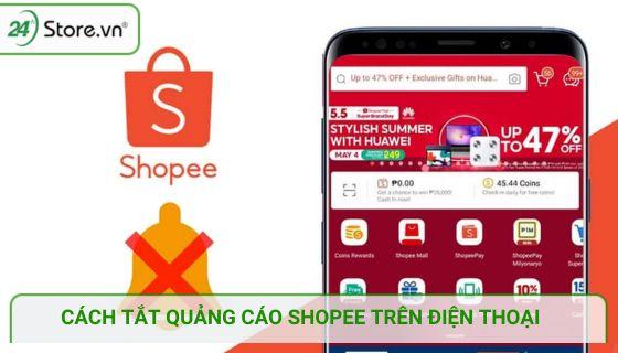 cách chặn quảng cáo shopee trên điện thoại