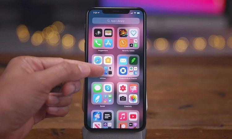 cách chèn ảnh vào màn hình chính iphone