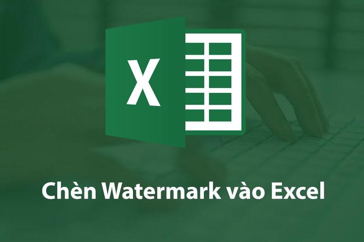 cách chèn logo vào excel