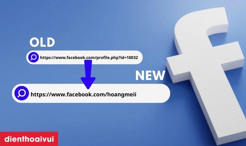 cách chỉnh sửa liên kết trang facebook