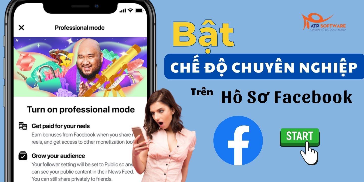 cách chuyển fb sang chế độ chuyên nghiệp