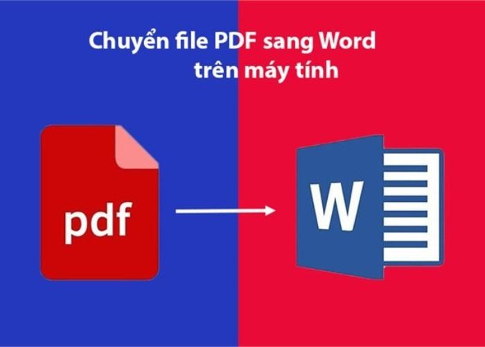 cách chuyển file pdf sang word trên máy tính