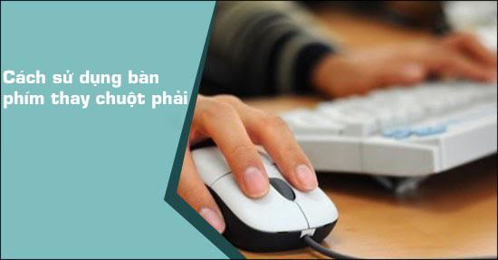 cách click chuột phải trên laptop