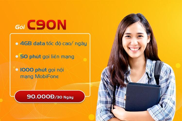 cách đăng ký gói c90n của mobifone