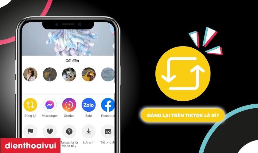 cách đăng lại video tiktok của người khác