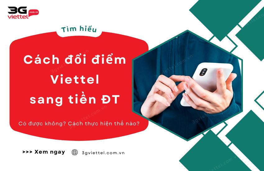 cách đổi điểm viettel sang tiền điện thoại