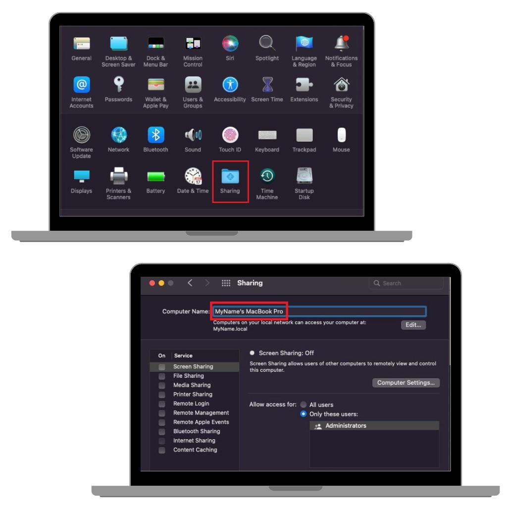 GEARVN - Cách đổi tên Airdrop trên Macbook