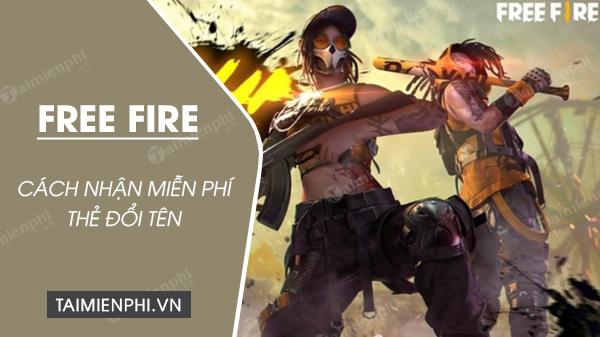 Bí quyết đổi tên Free Fire miễn phí 100% thành công