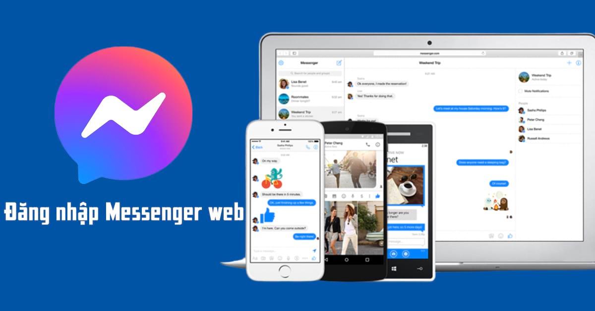 cách dùng messenger trên web