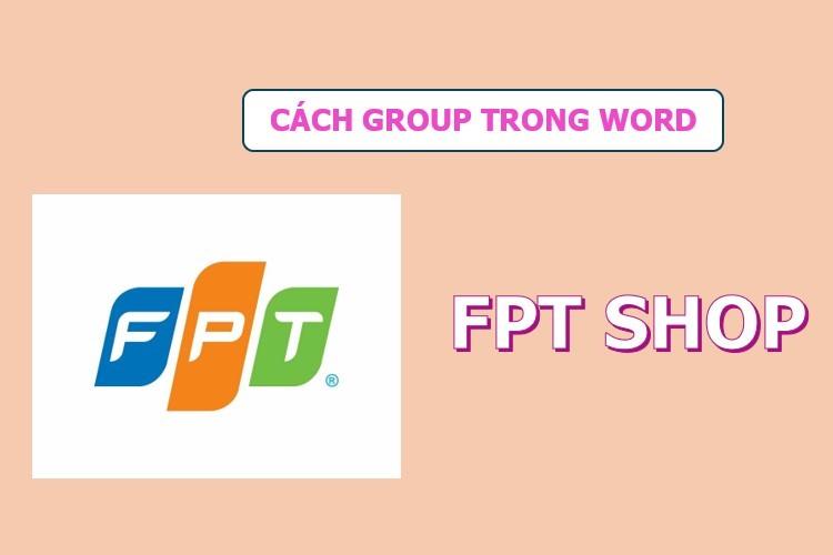 cách group hình trong word