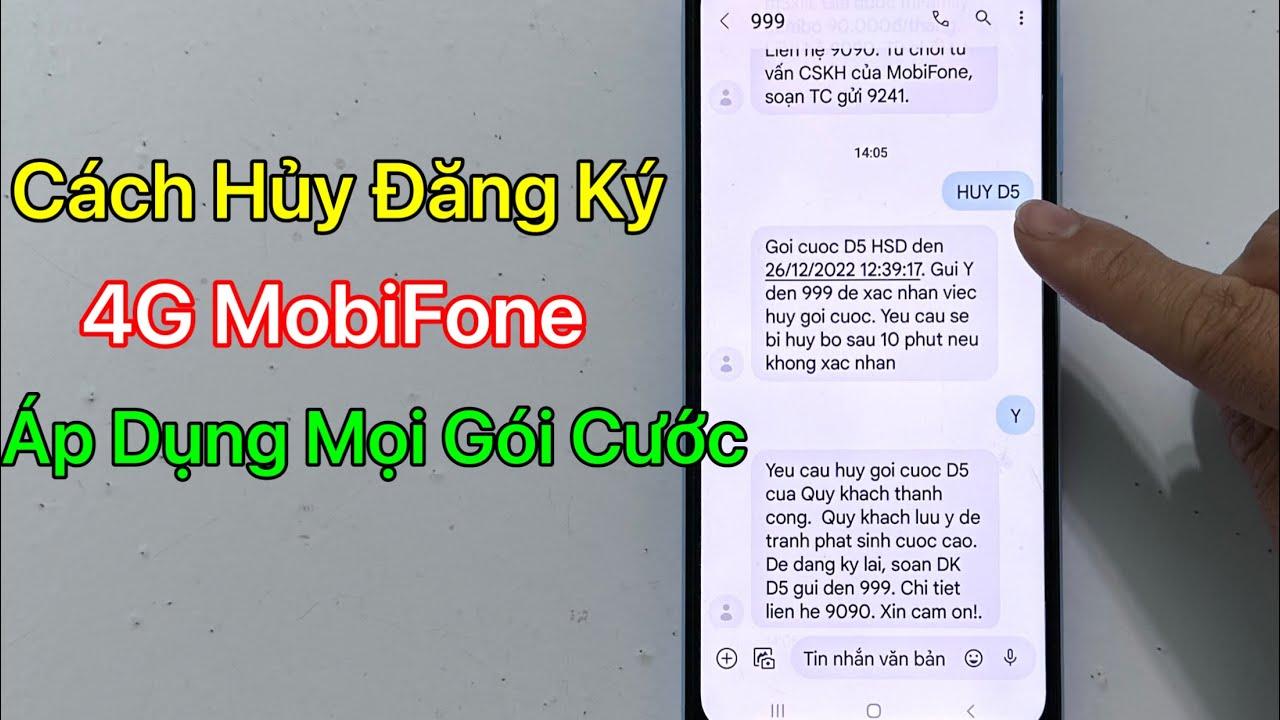 cách hủy gia hạn 4g mobifone