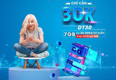 DT30 là gói cước 30K