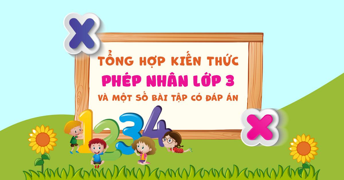 cách làm phép tính nhân lớp 3