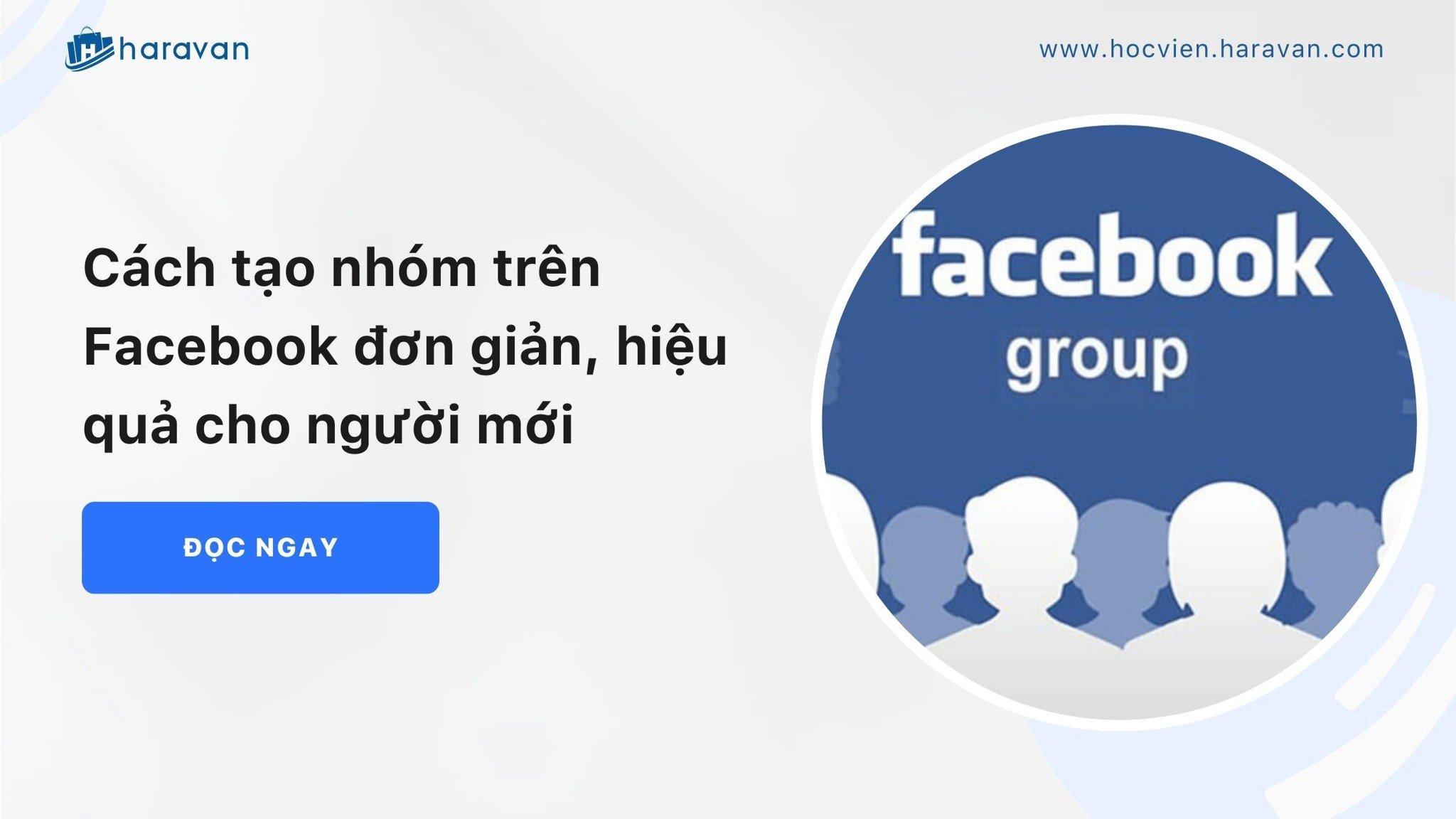 cách lập hội nhóm trên facebook