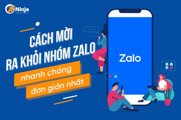 cách mời thành viên ra khỏi nhóm zalo