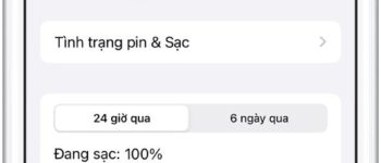 Pin và hiệu suất của iPhone