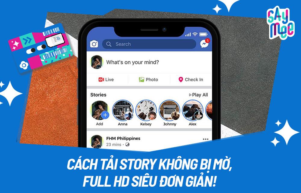 Cách lưu Story của người khác trên Facebook