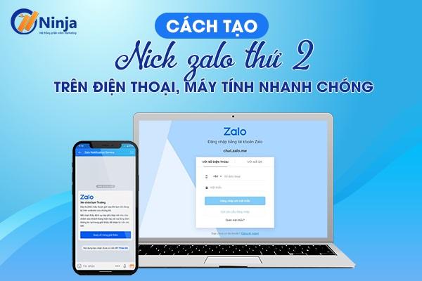 cách tạo tài khoản zalo thứ 2