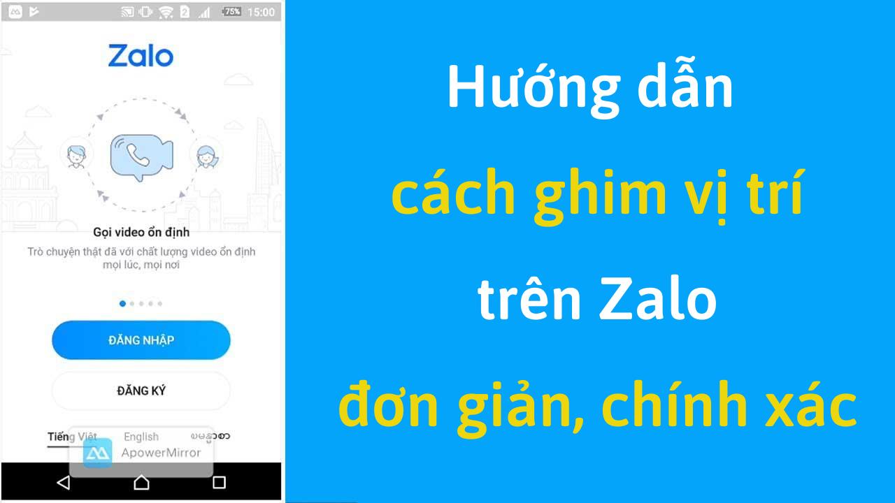 cách tạo vị trí trên zalo