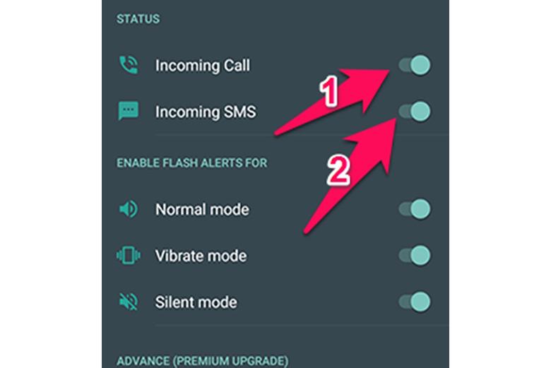 Cách tắt đèn flash thông báo của Samsung sử dụng ứng dụng bước 3