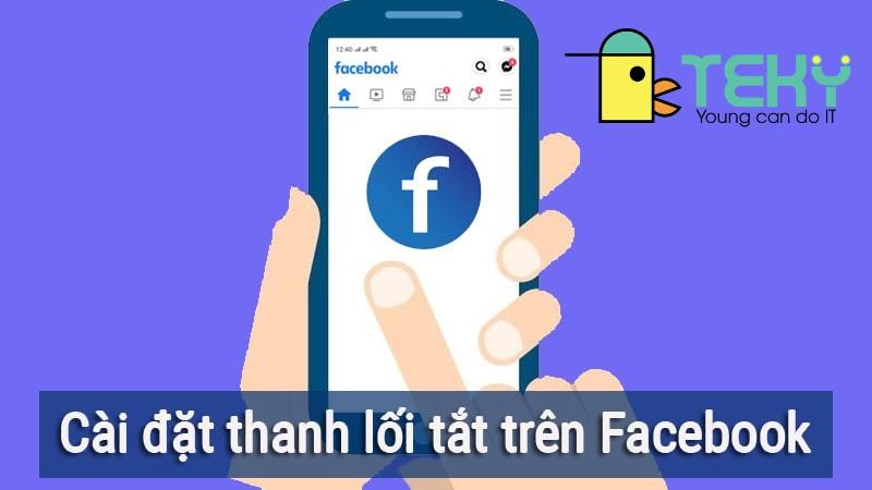 cách tắt lối tắt trên facebook