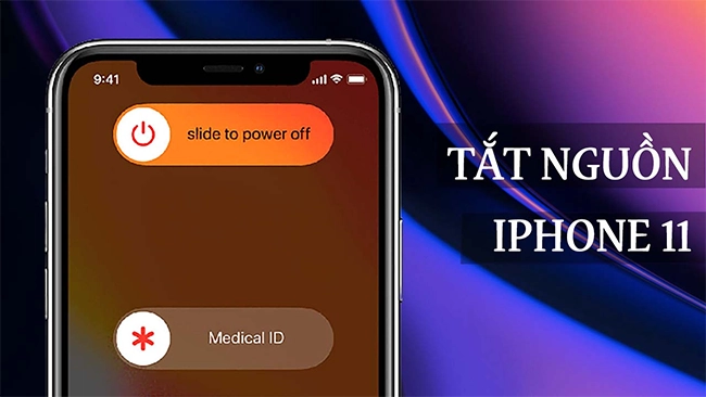 cách tắt máy iphone 11