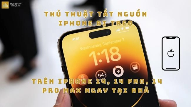 cách tắt nguồn ip14