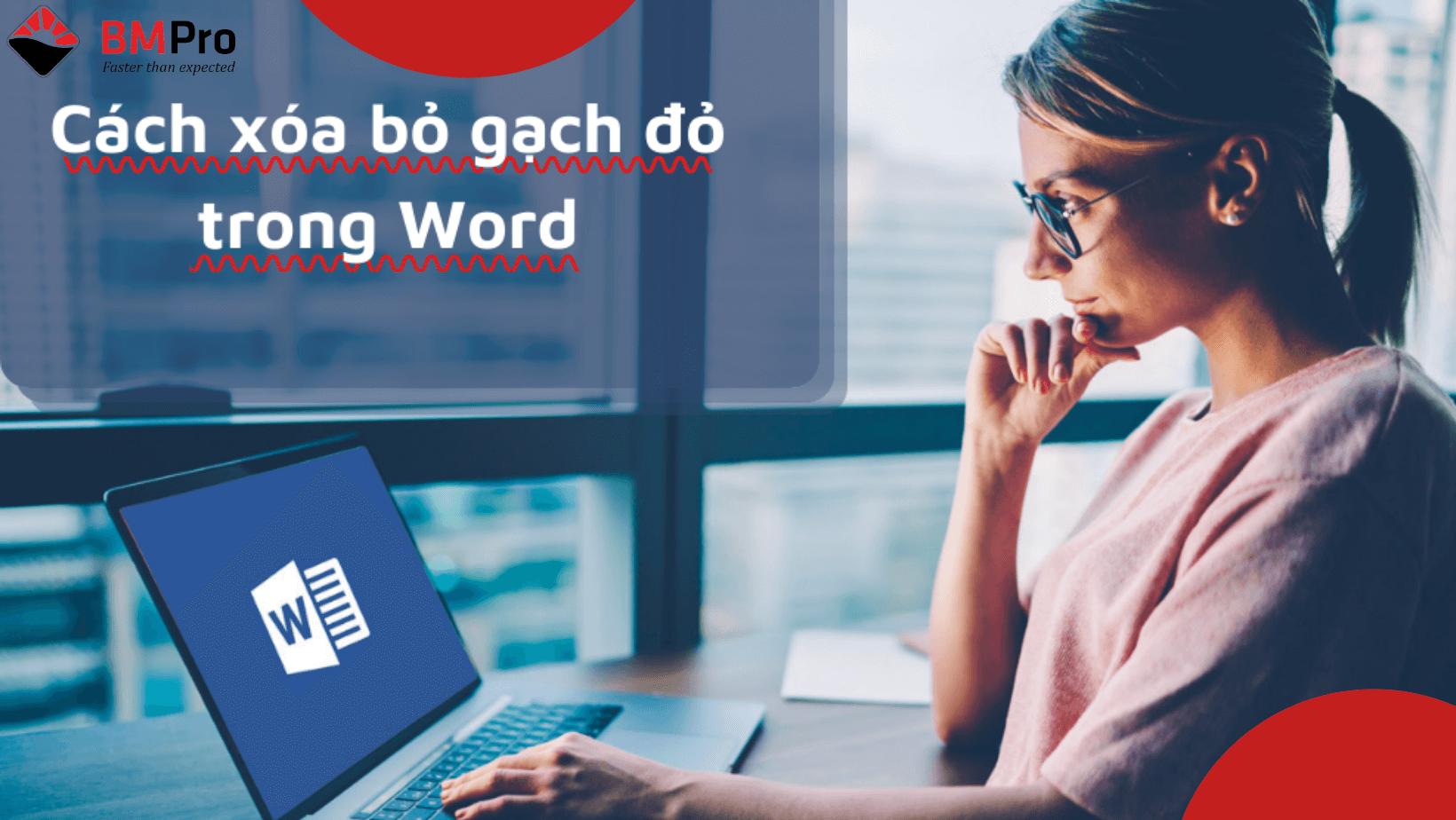 cách xóa dấu đỏ trong word