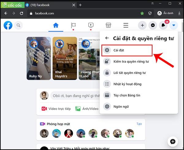 cách xóa tài khoản facebook trên máy tính