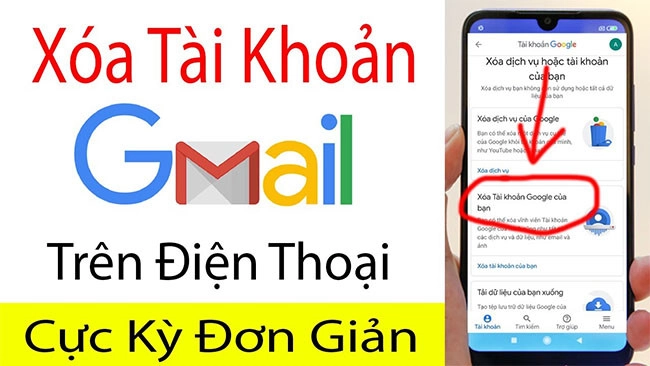 cách xóa tài khoản google ra khỏi điện thoại