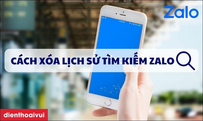 cách xoá tìm kiếm zalo