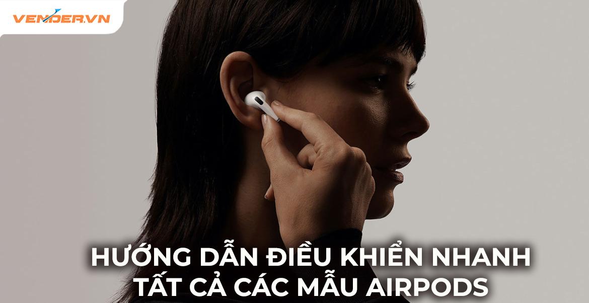 cách chạm airpod 3