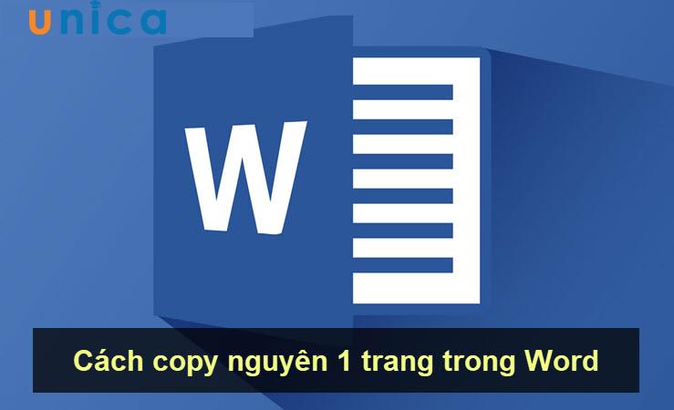 cách copy trang trong word