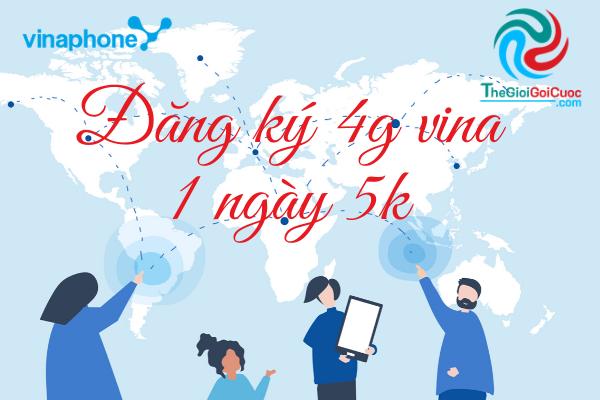 cách đăng ký mạng vina 5k 1 ngày