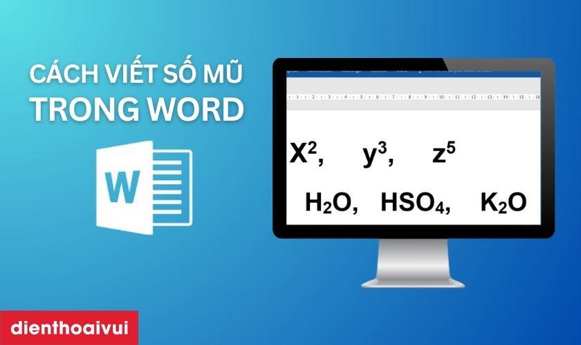 cách đánh số dưới chữ trong word