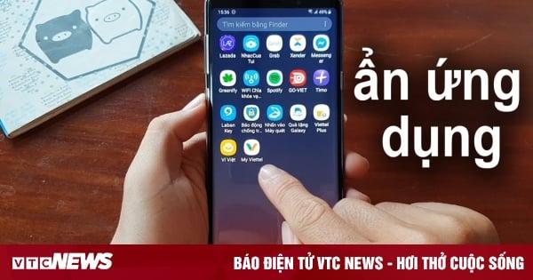 cách để ẩn ứng dụng trên samsung