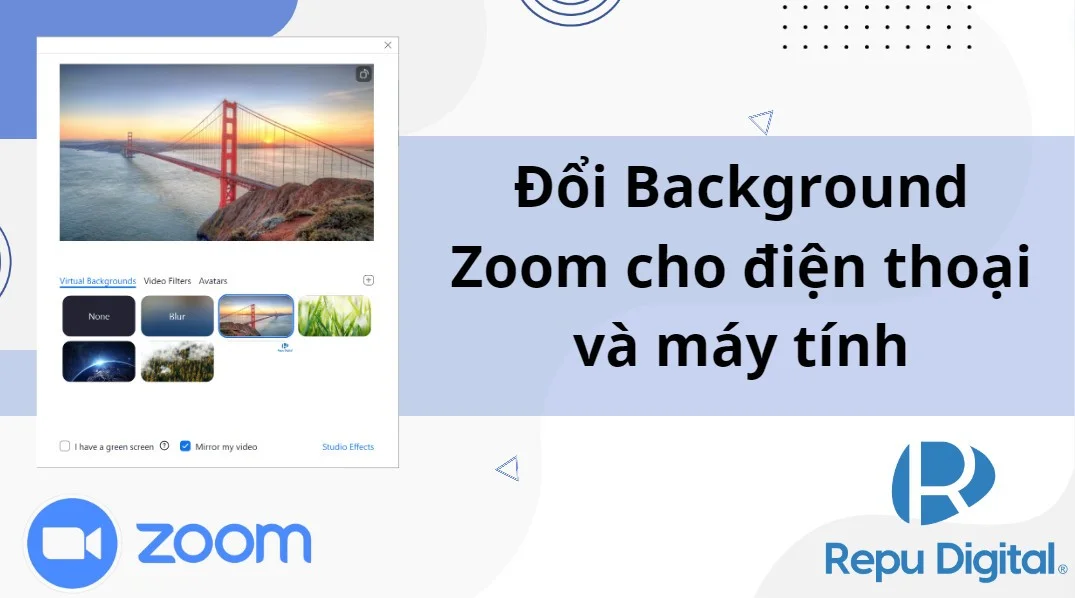 cách để background trong zoom