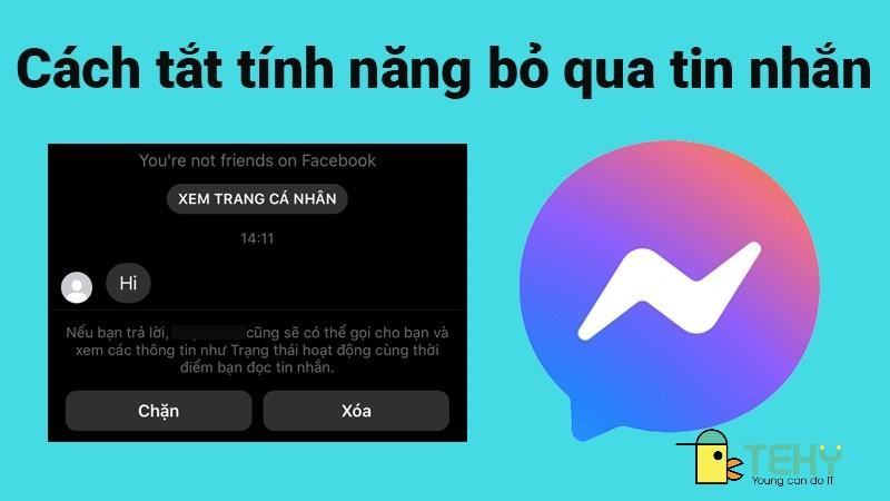 cách gỡ spam trên messenger