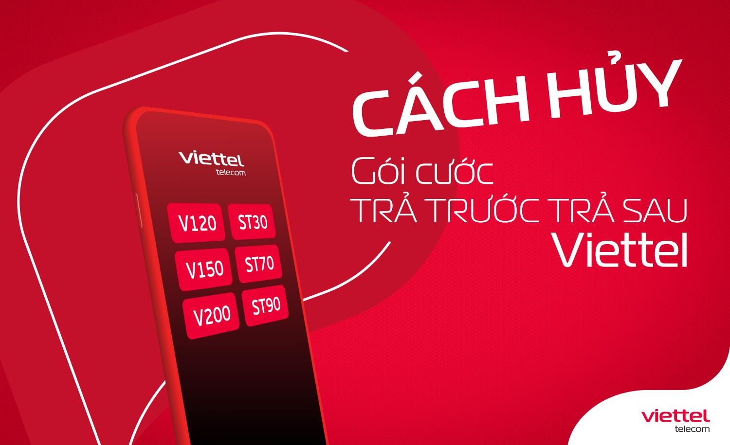 cách hủy cước trả sau viettel